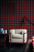 INKIOSTRO BIANCO TARTAN PAPEL DECORATIVO VINÍLICO