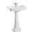 BURLINGTON CONTEMPORARY LAVABO 57.5CM CON PEDESTAL ESTANDAR