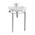 BURLINGTON CONTEMPORARY LAVABO CON SOPORTE EN CROMO