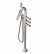 TREEMME 22MM GRIFO BAÑO DUCHA A SUELO INOX