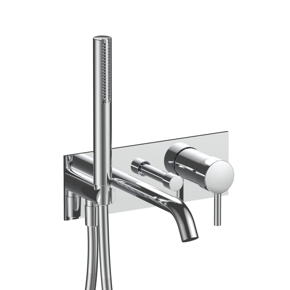 Grifo monomando de lavabo a pared Nostromo E811 / E813 de Fantini — Singular