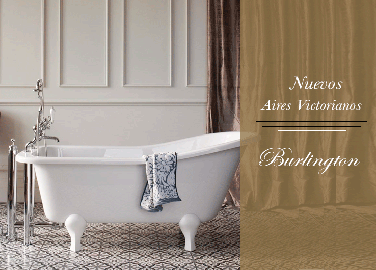 Aires Victorianos para el baño con Burlington