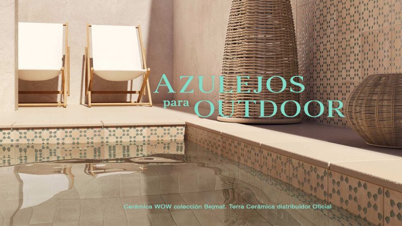 Azulejos de la firma WOW que visten tu Outdoor