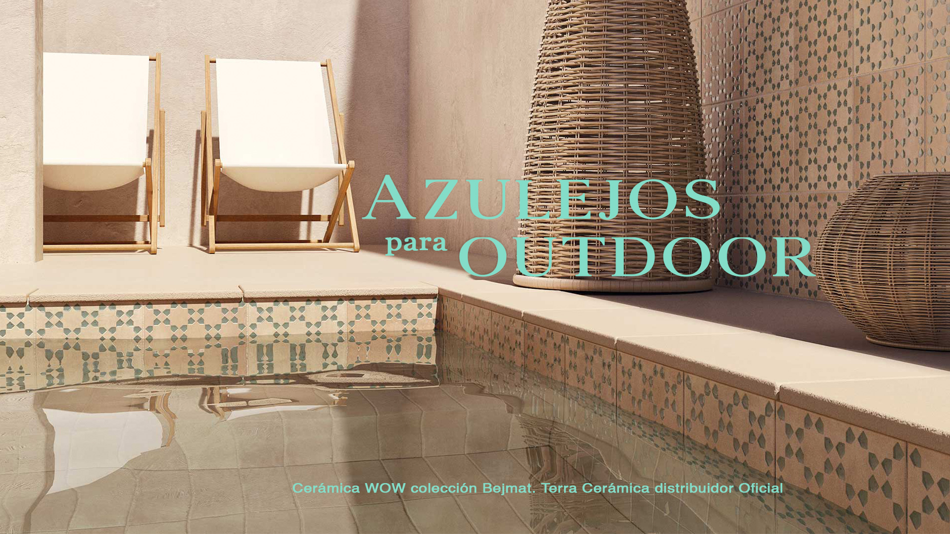 Azulejos de la firma WOW que visten tu Outdoor