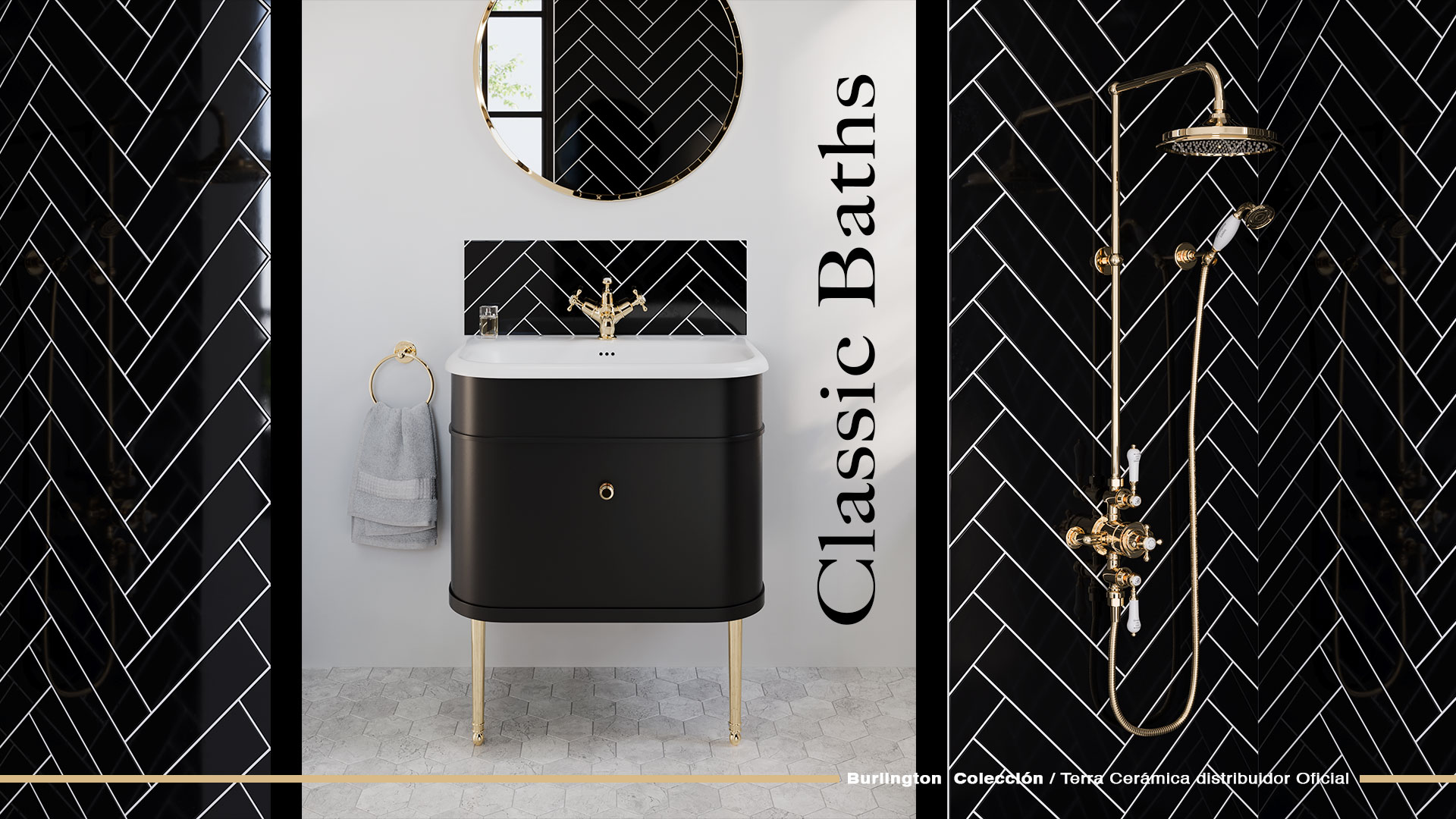 Decora tu baño al estilo clásico con diseño exclusivos Burlington