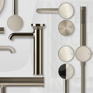 Grifería de diseño en colores únicos de la firma Gessi